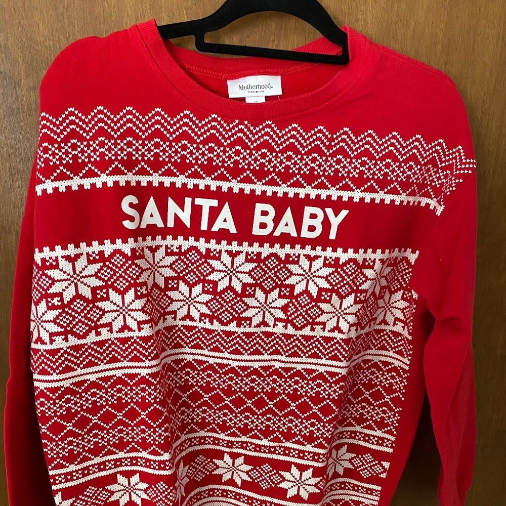 Cute and Comfortable Motherhood Maternity Sweatshirt